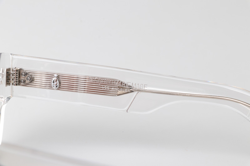 Enzo Sunglasses Transparent Gradient Light Blue