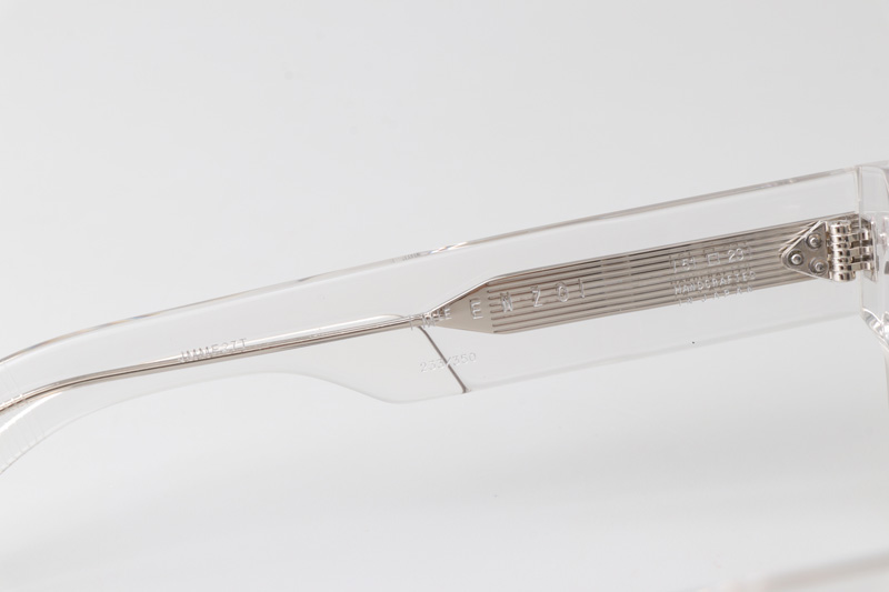 Enzo Sunglasses Transparent Gradient Light Blue