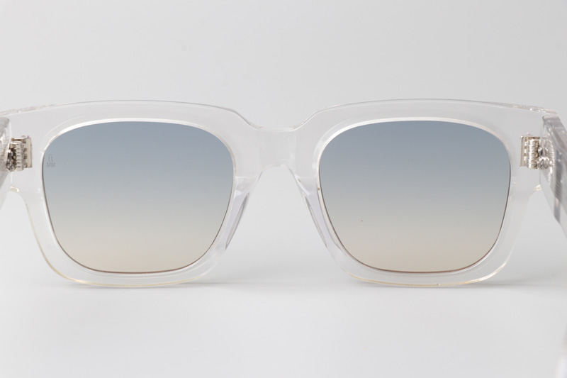 Enzo Sunglasses Transparent Gradient Light Blue