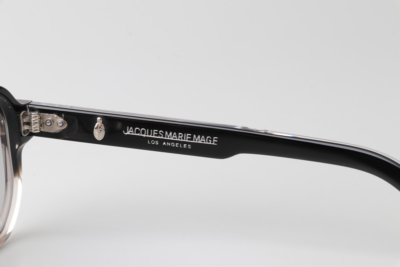 Evans Sunglasses Black Transparent Light Gray