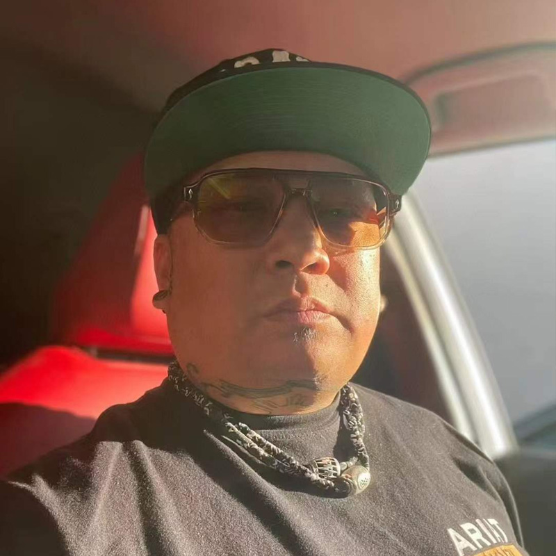 Evans Sunglasses Red Transparent Light Brown