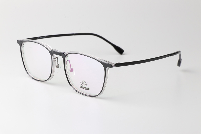 F4050-B Eyeglasses Black Clear