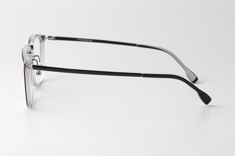 F4050-B Eyeglasses Black Clear