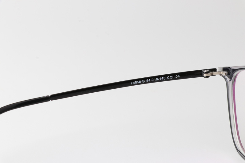 F4050-B Eyeglasses Black Clear