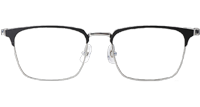 F8810 Eyeglasses Black Silver