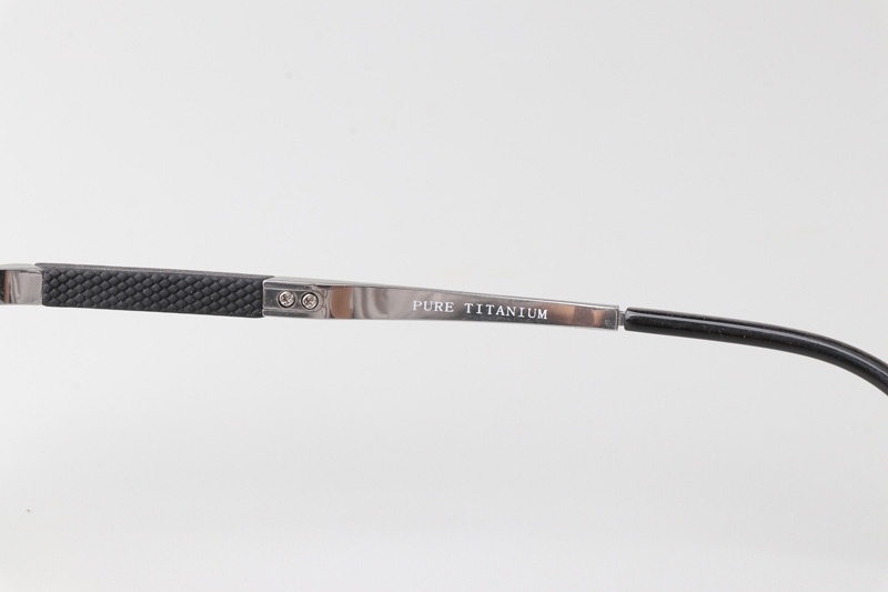 F8810 Eyeglasses Black Silver