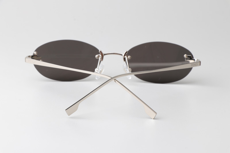 FE40046S Sunglasses Silver Gray