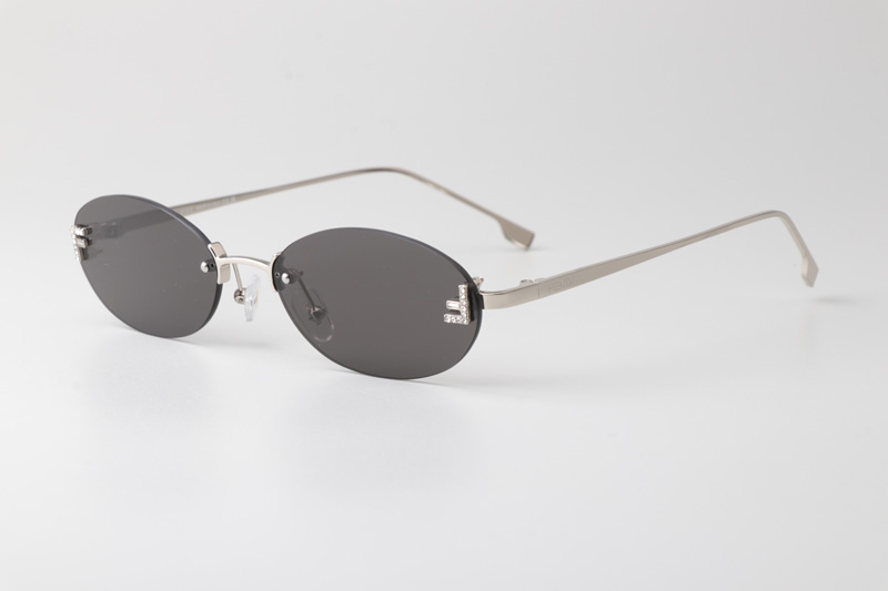 FE40046S Sunglasses Silver Gray
