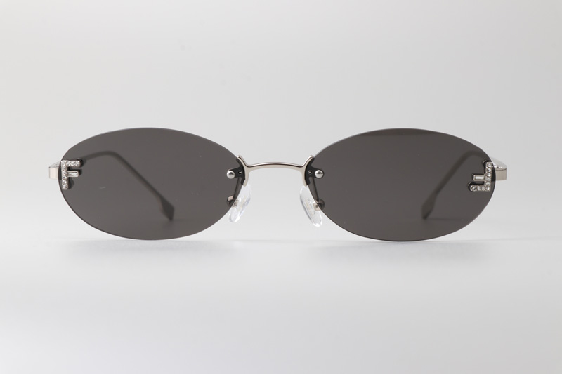 FE40046S Sunglasses Silver Gray