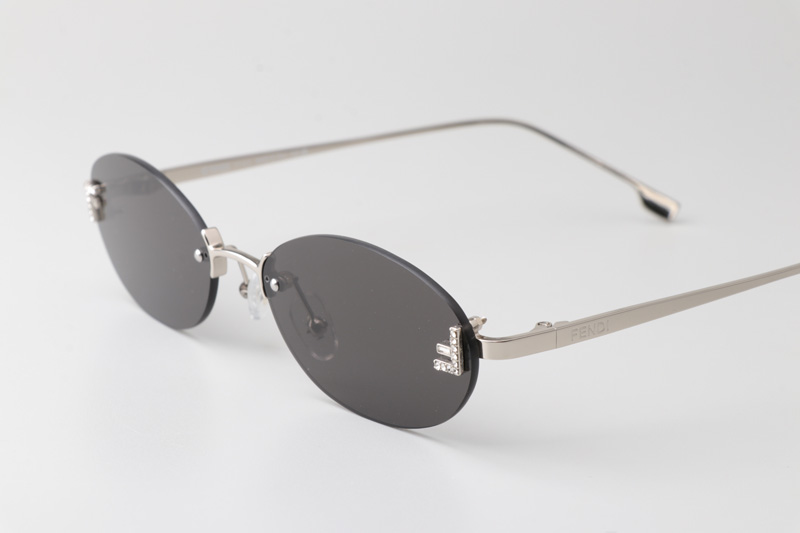 FE40046S Sunglasses Silver Gray