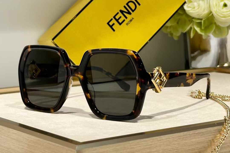 FE40139I Sunglasses Tortoise Gray