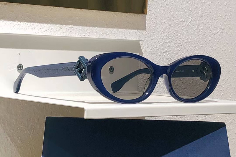 FE40150I Sunglasses Blue Gray