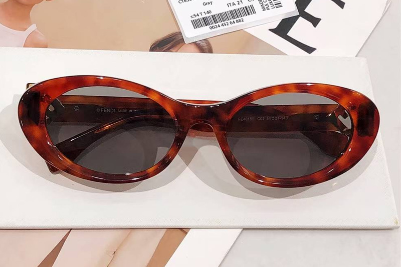 FE40150I Sunglasses Tortoise Gray