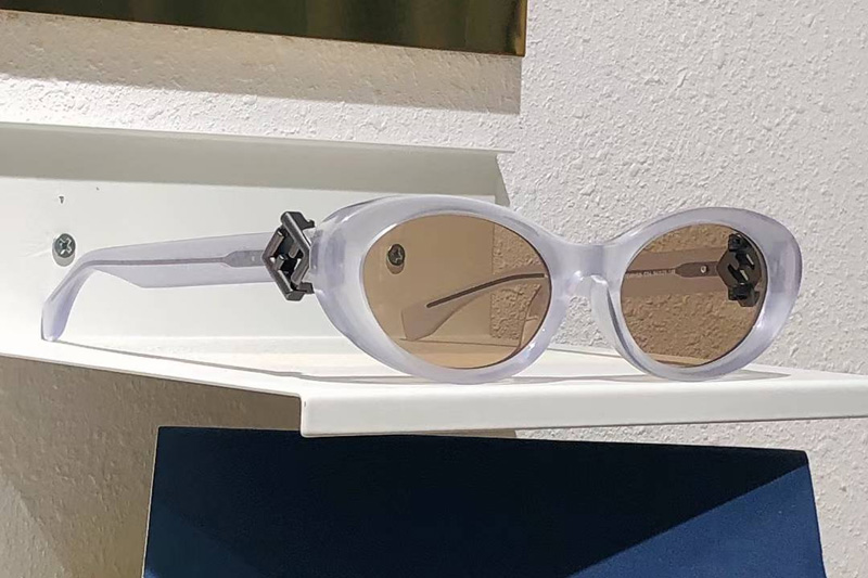 FE40150I Sunglasses Transparent White Brown