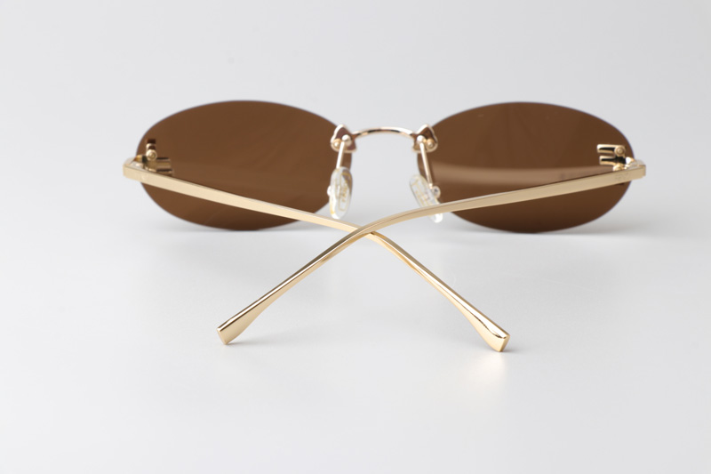 FE4075US Sunglasses Gold Brown