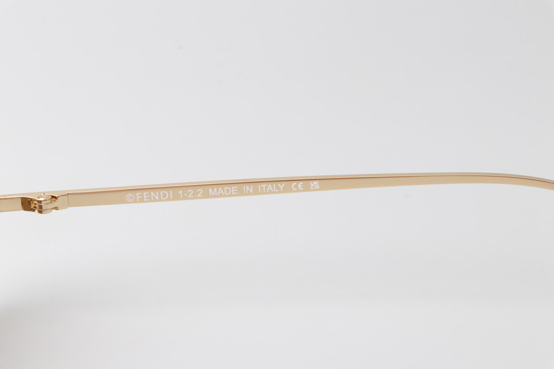 FE4075US Sunglasses Gold Brown