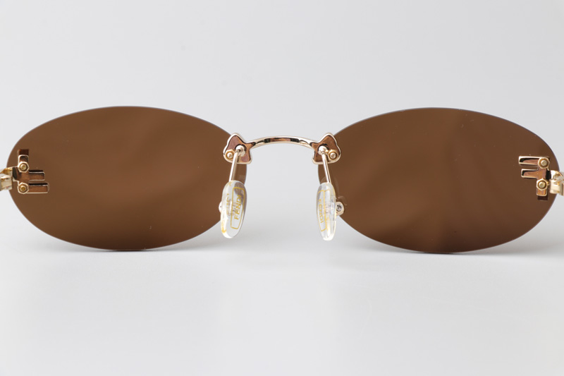 FE4075US Sunglasses Gold Brown