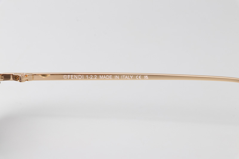 FE4075US Sunglasses Gold Gray