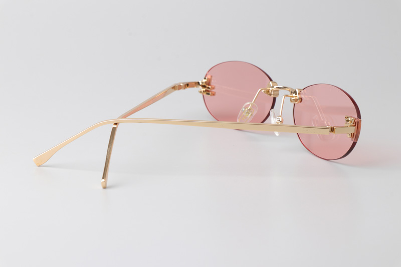 FE4075US Sunglasses Gold Pink