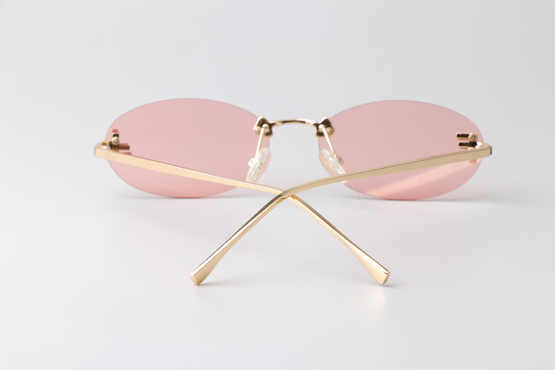 FE4075US Sunglasses Gold Pink