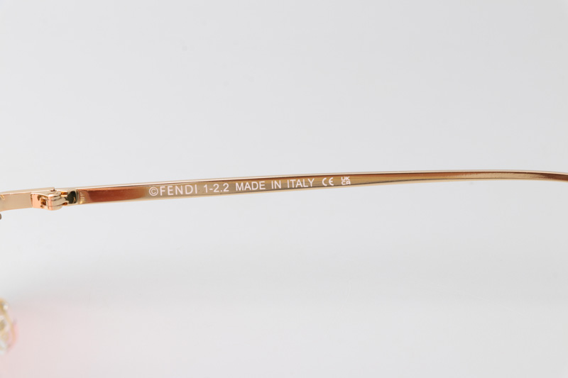 FE4075US Sunglasses Gold Pink