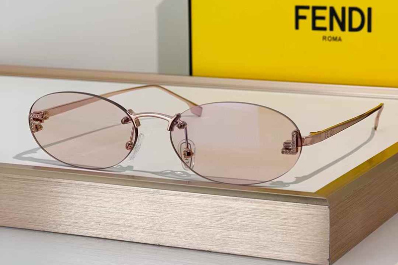 FE4075US Sunglasses Rose Gold Pink