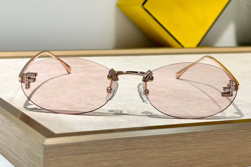 FE4075US Sunglasses Rose Gold Pink