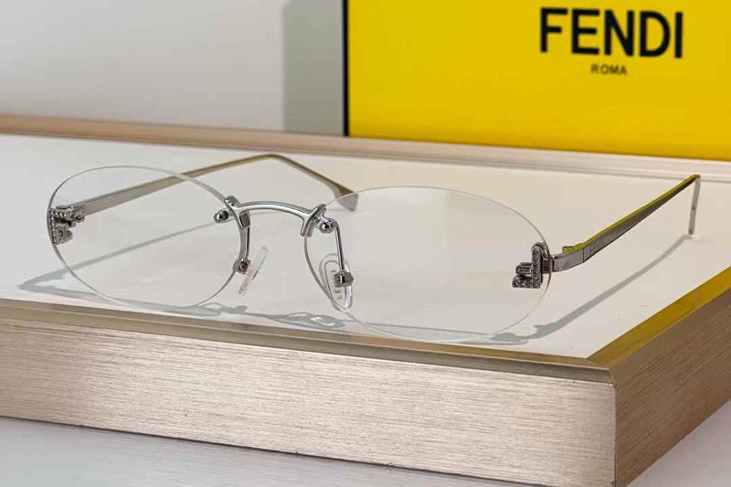 FE4075US Sunglasses Silver Clear