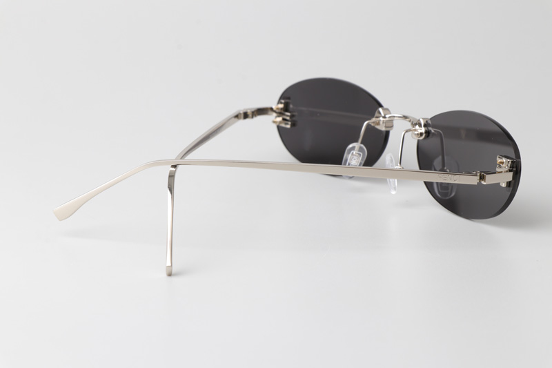 FE4075US Sunglasses Silver Gray