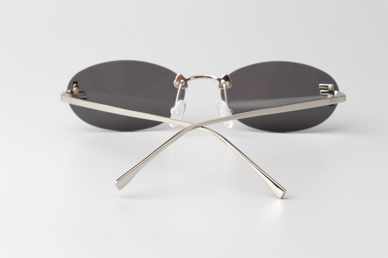 FE4075US Sunglasses Silver Gray