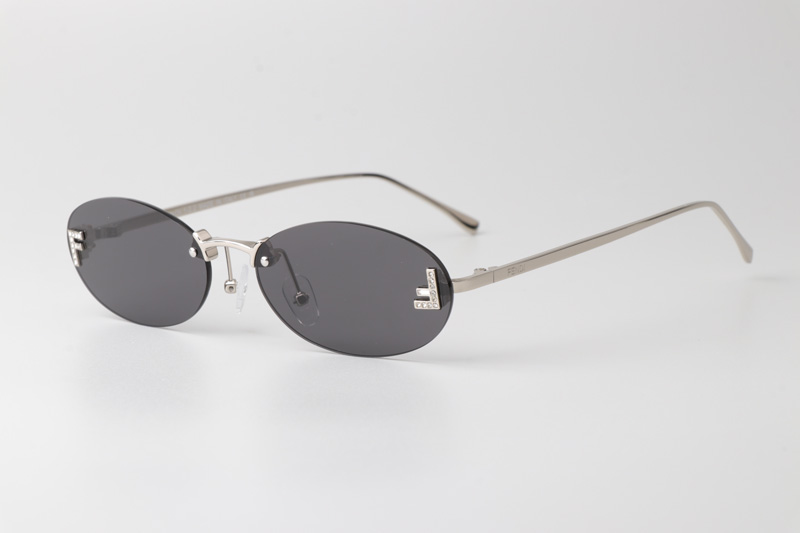 FE4075US Sunglasses Silver Gray