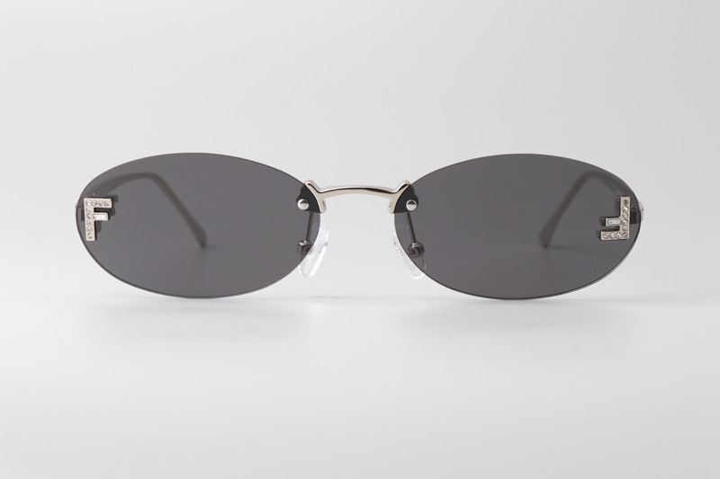 FE4075US Sunglasses Silver Gray