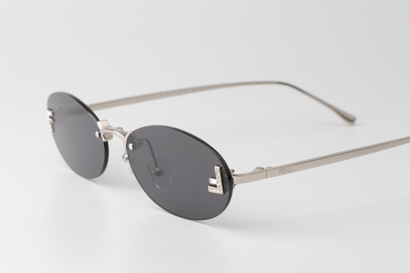 FE4075US Sunglasses Silver Gray