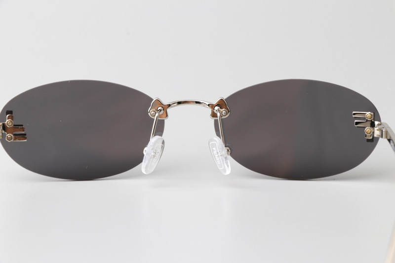 FE4075US Sunglasses Silver Gray