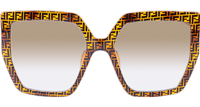 FF0410S Sunglasses In Brown Gold