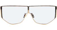 FF M0093S Sunglasses In Gold Coffee