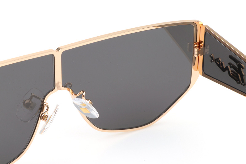 FF M0093S Sunglasses In Gold Grey