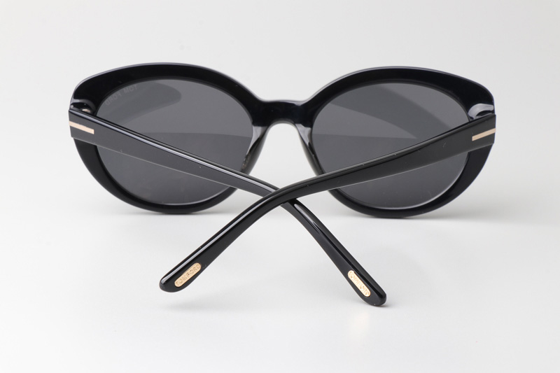 FT1009 Lily Sunglasses Black Gray