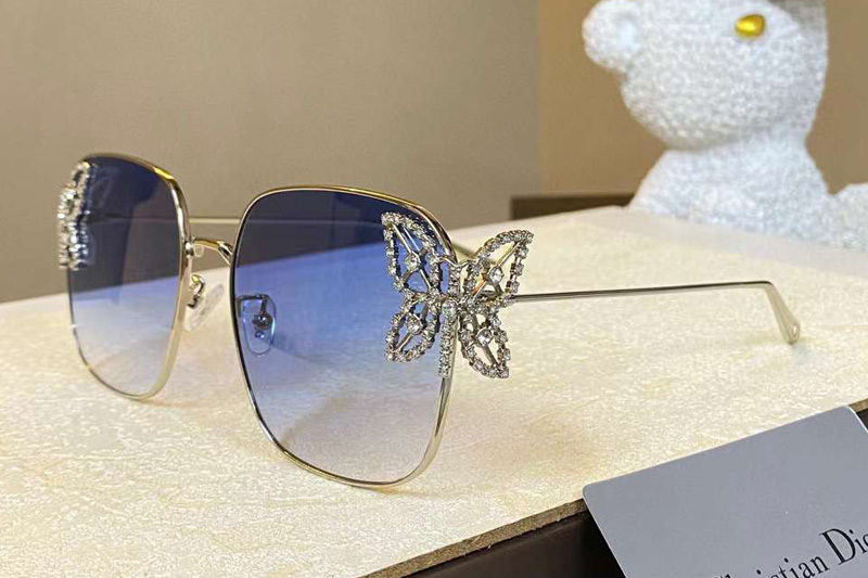 Fantastica S1U Sunglasses Silver Gradient Blue