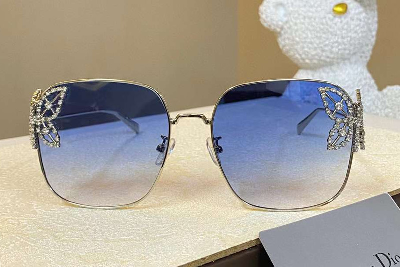 Fantastica S1U Sunglasses Silver Gradient Blue