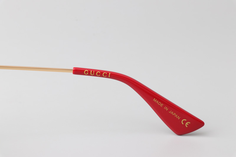 GG0062S Sunglasses Blue White Gradient Gray