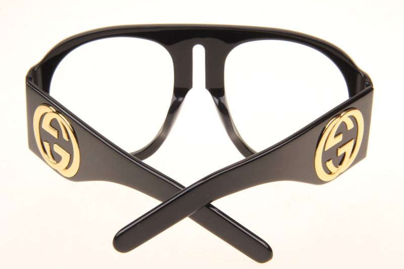 GG0152S Sunglasses In Black Clear Lens