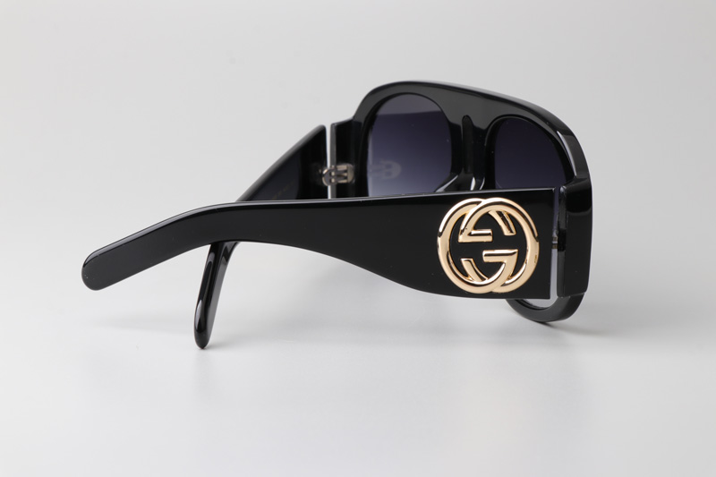 GG0152S Sunglasses In Black Gradient Grey