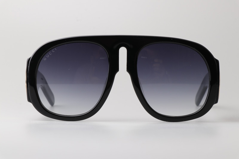 GG0152S Sunglasses In Black Gradient Grey