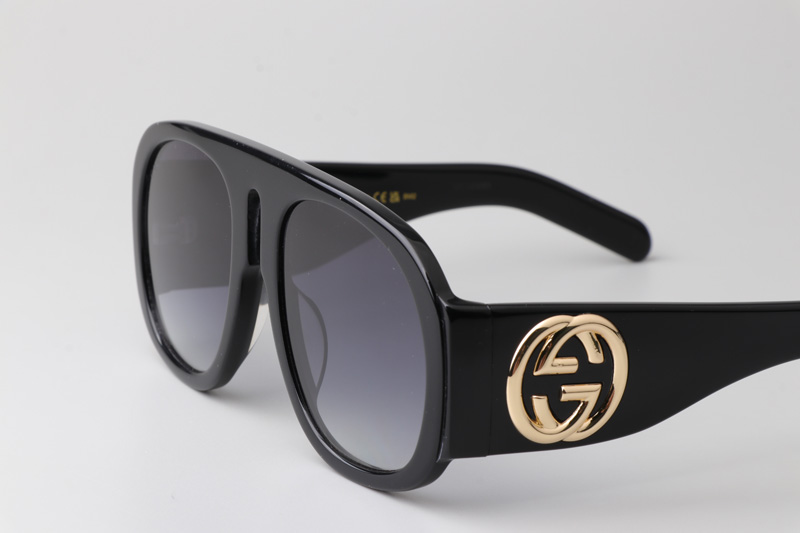 GG0152S Sunglasses In Black Gradient Grey