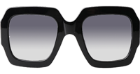 GG0178S Sunglasses Black Gradient Gray