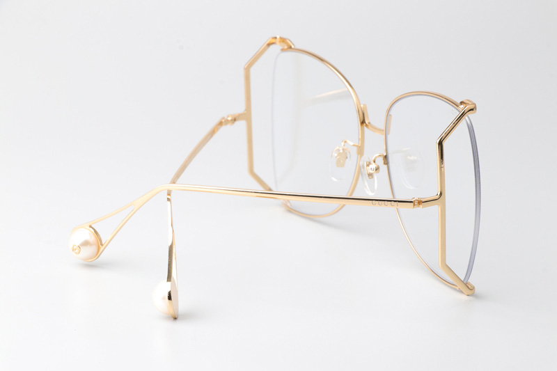 GG0252S Eyeglasses Gold