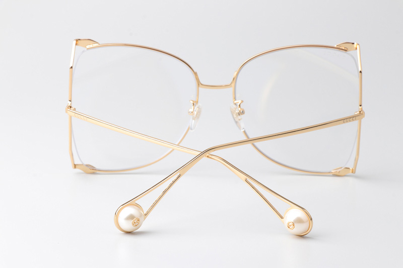 GG0252S Eyeglasses Gold