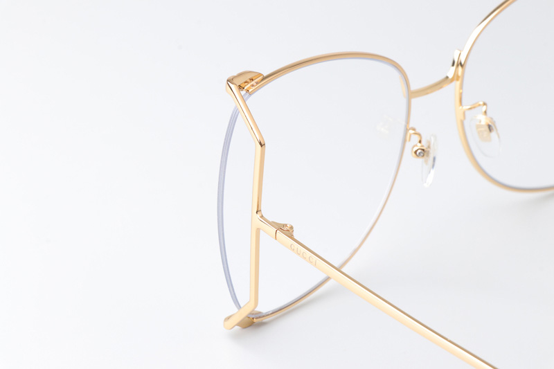GG0252S Eyeglasses Gold