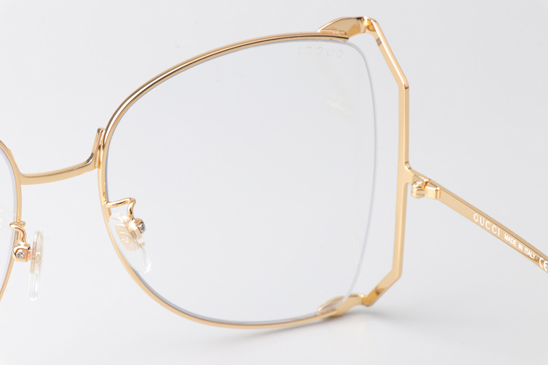 GG0252S Eyeglasses Gold